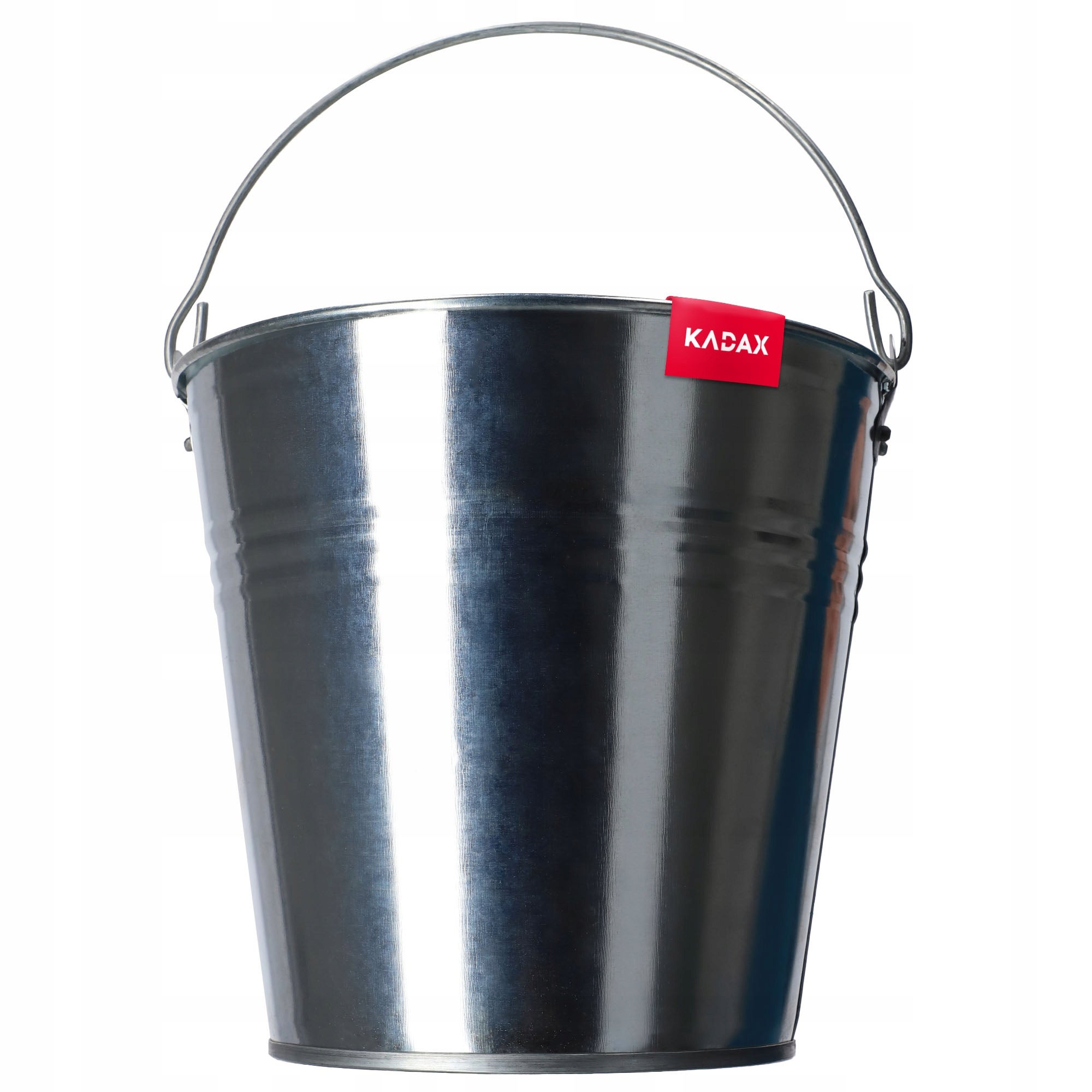 WIADRO METALOWE 10 L WIADERKO OCYNKOWANE GOSPODARCZE Z UCHWYTEM UNIWERSALNE