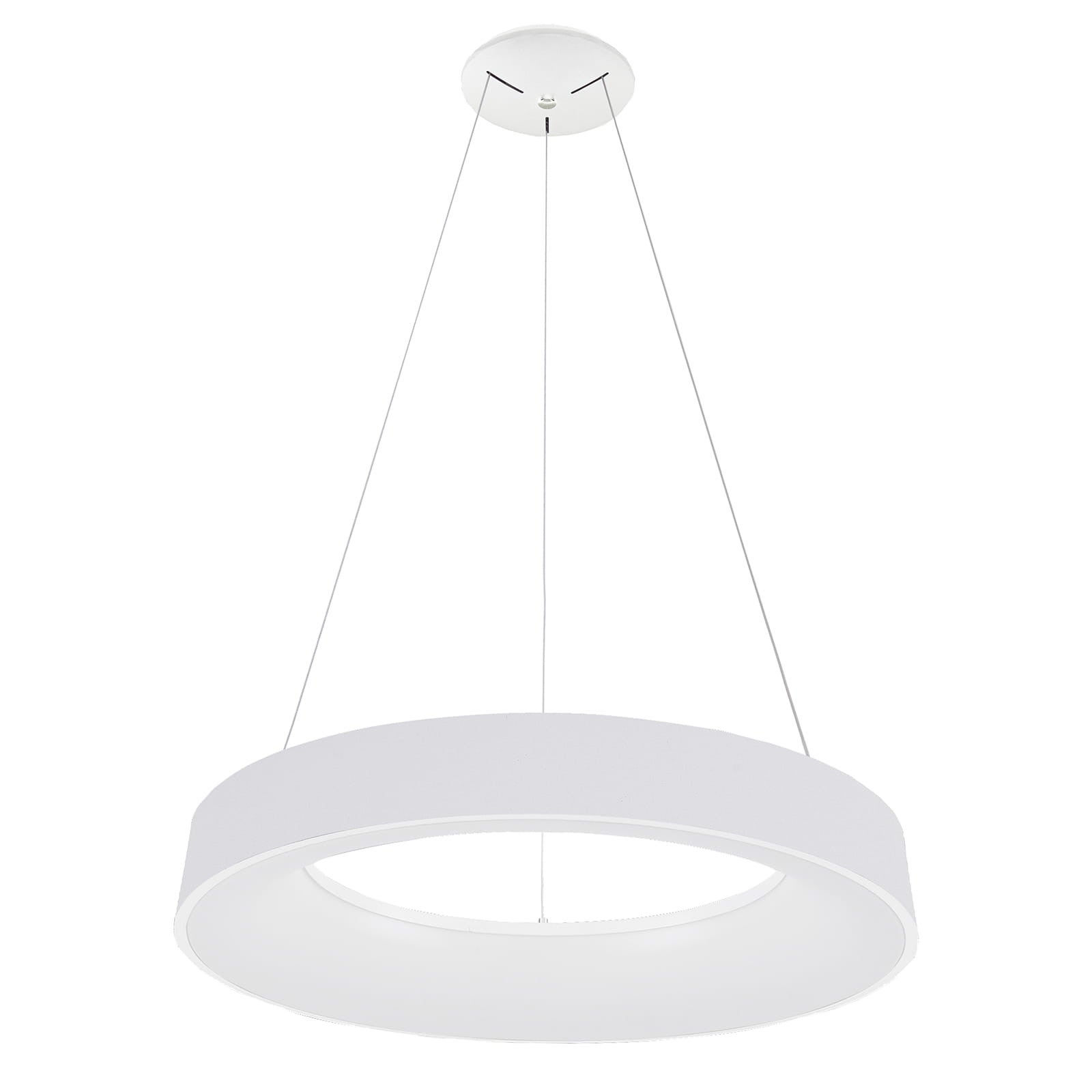 Żyrandol Giulia LED 80W Ciepła biel 4400lm biała wym:120x80x80cm Italux