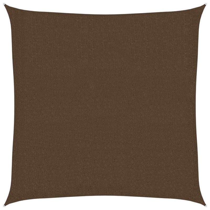 Żagiel przeciwsłoneczny brązowy 160 g/m² 3 x 3 m HDPE