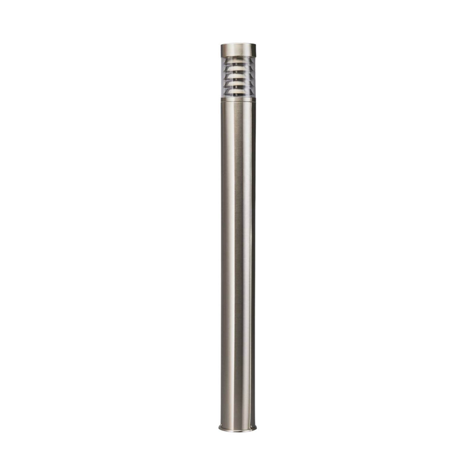 Lindby, bolardo luminoso enja, 100 cm, acero inoxidable, ip44, e27, iluminación de senderos, baliza, iluminación de senderos, farola