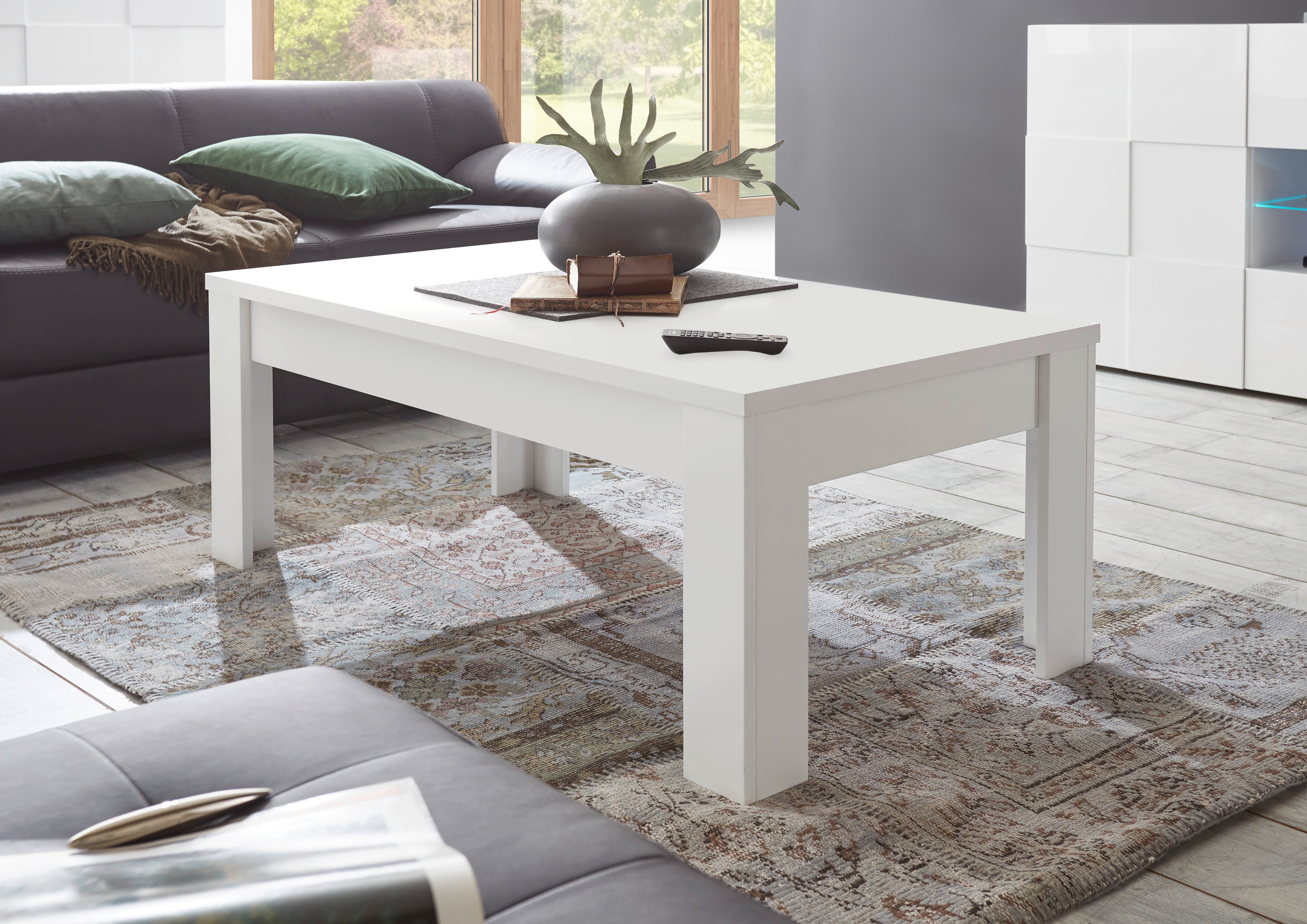 Tavolino Salotto Moderno Tavolini Bianchi Bassi Tavolino Da