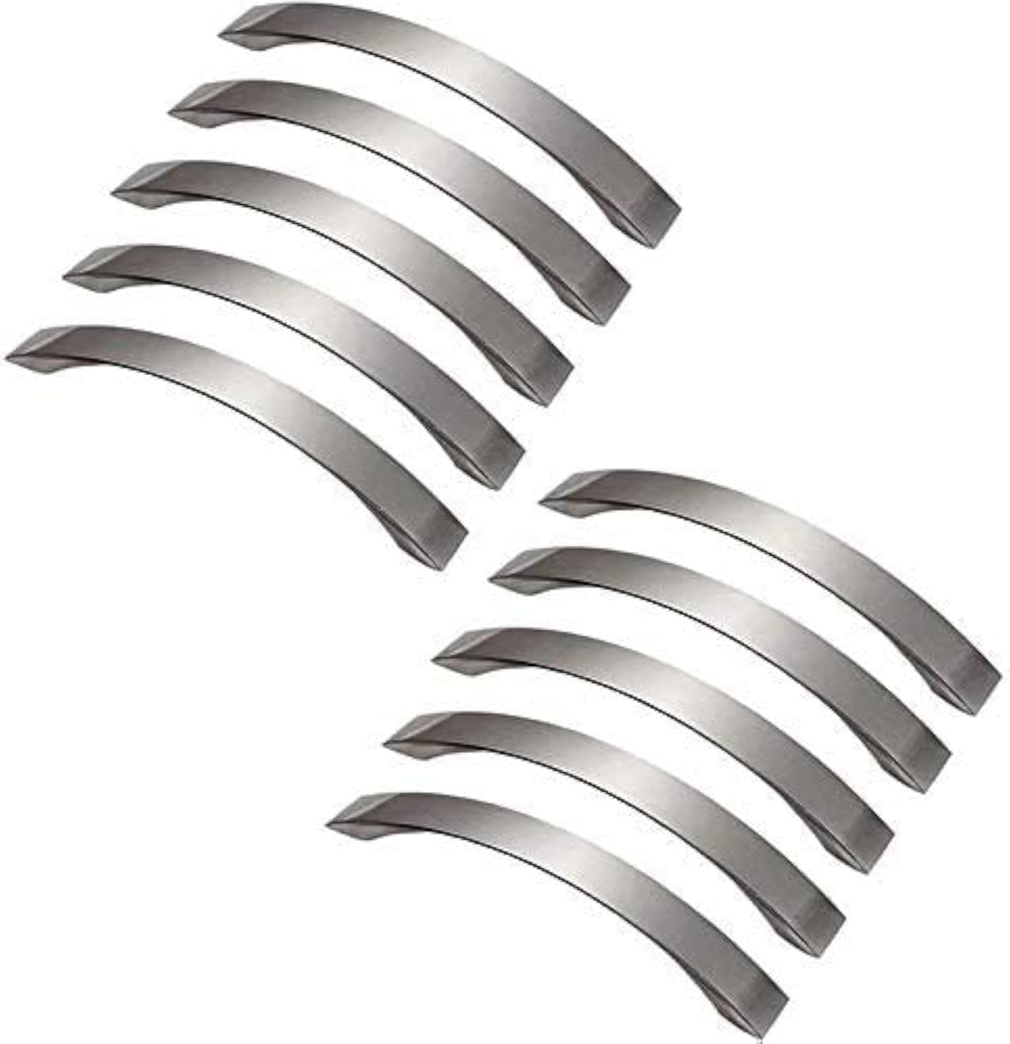 Zestaw 10 uchwytów do szafek kuchennych, klamek do drzwi, uchwytów kuchennych, uchwytów meblowych, rozstaw osi 128 mm