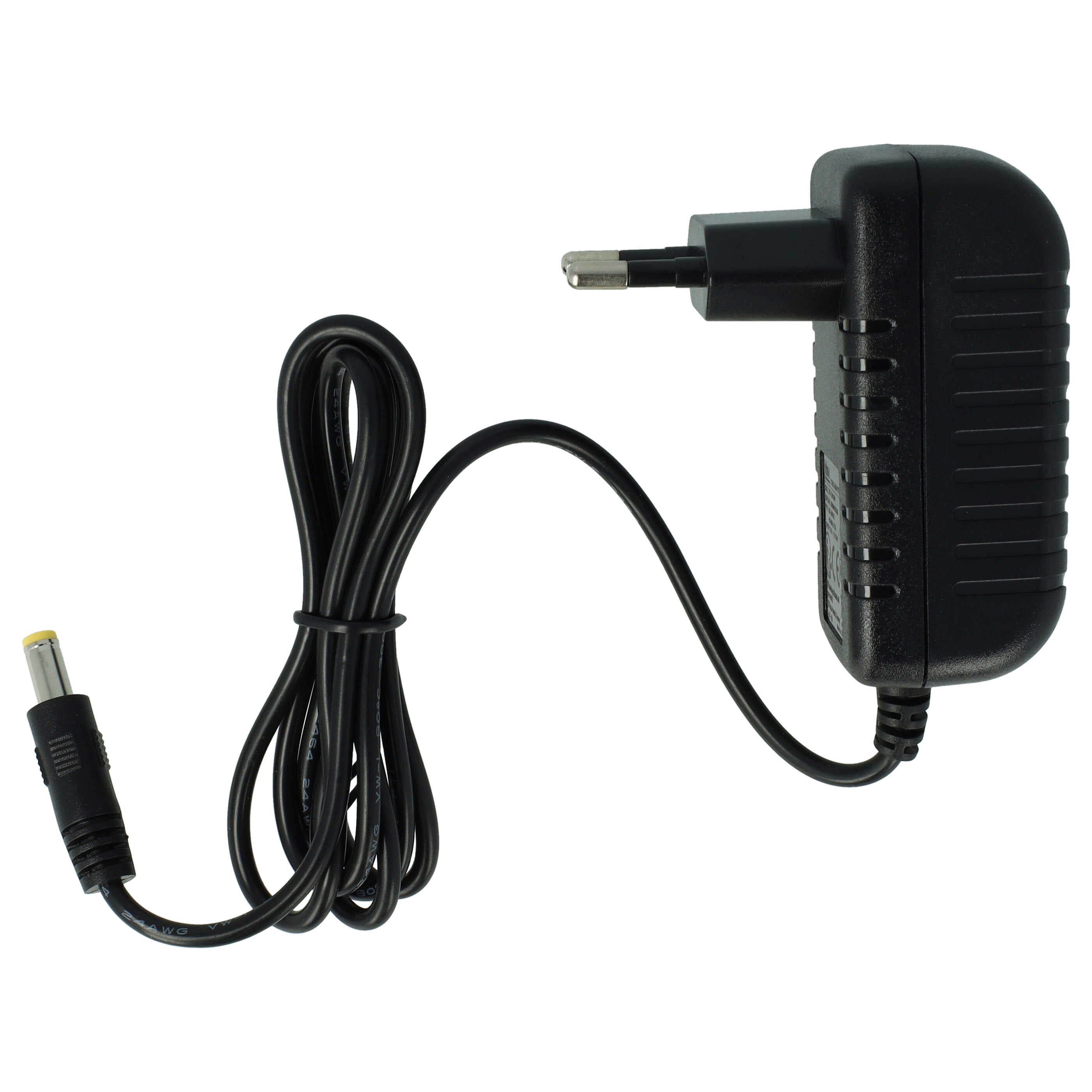 Vhbw Adaptateur secteur compatible avec Yamaha PSR-E453, PSR-E463, PSR ...