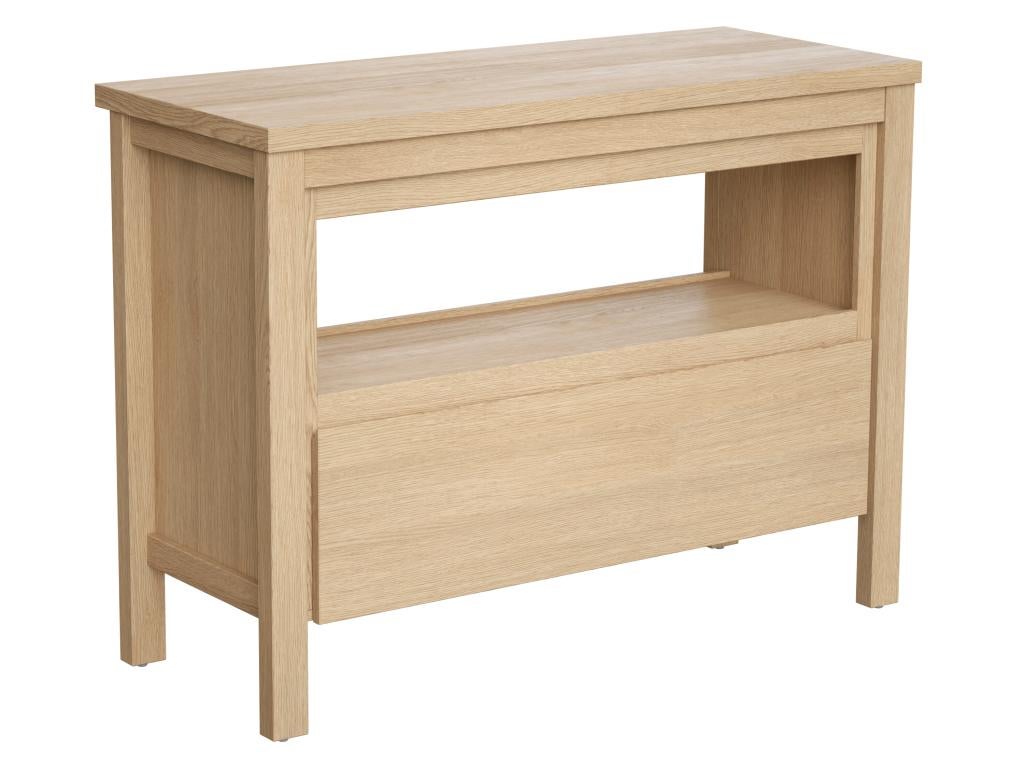 LAMU Confezione Da 2 Organizer Estraibili Per Sotto Lavandino – A Forma Di L, 2 Livelli, 41x32x40 Cm – Metallro Con Manici In Legno, Scorrevoli, Per Bagno E Cucina
