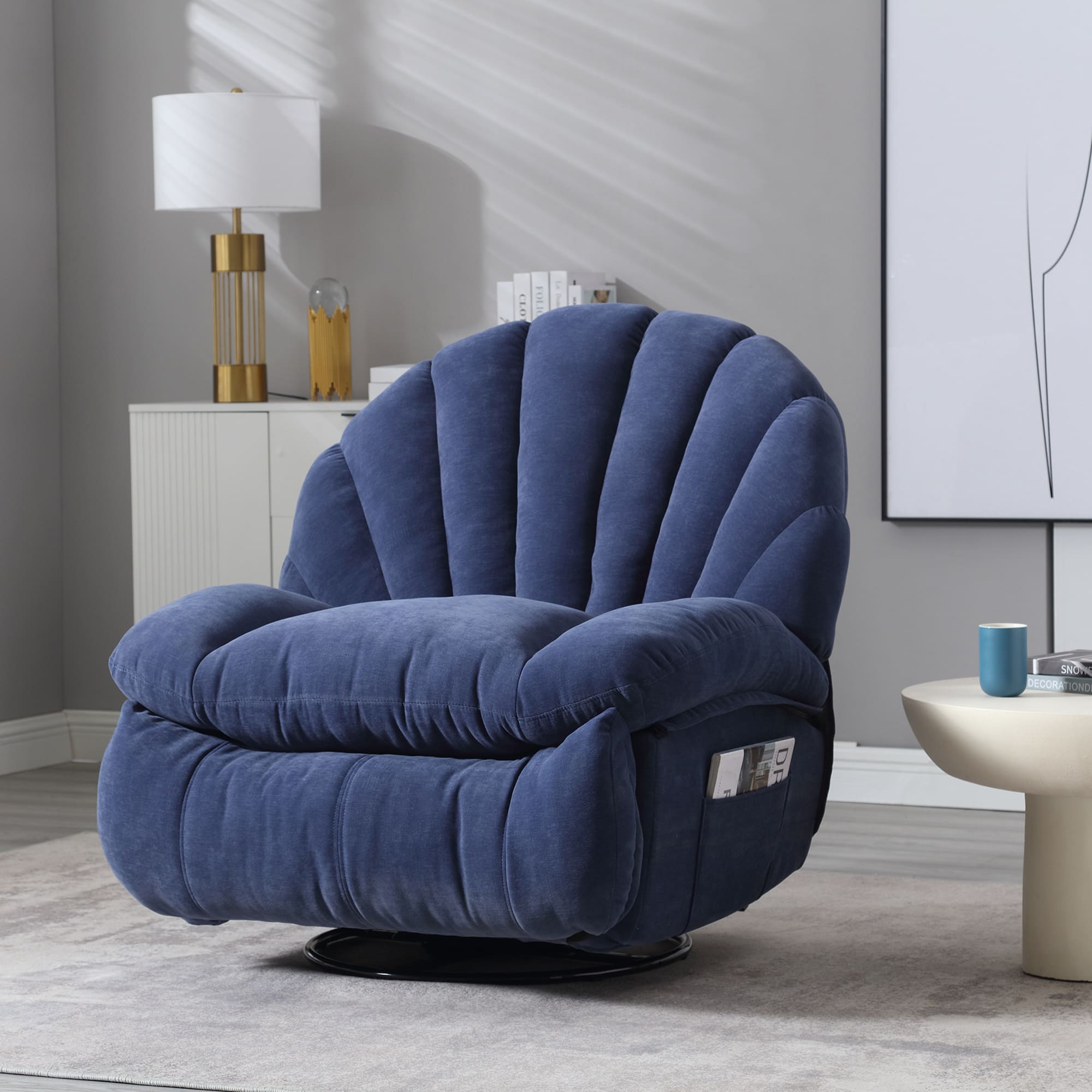 HOMCOM Fauteuil Relax électrique massant et Chauffant, Fauteuil