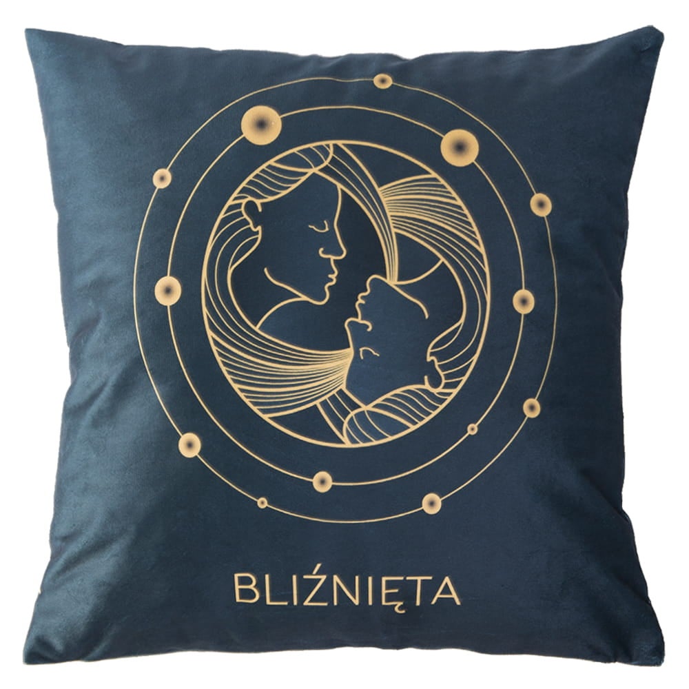 Poszewka dekoracyjna 40x40 Znak zodiaku Bliźnięta - Darymex