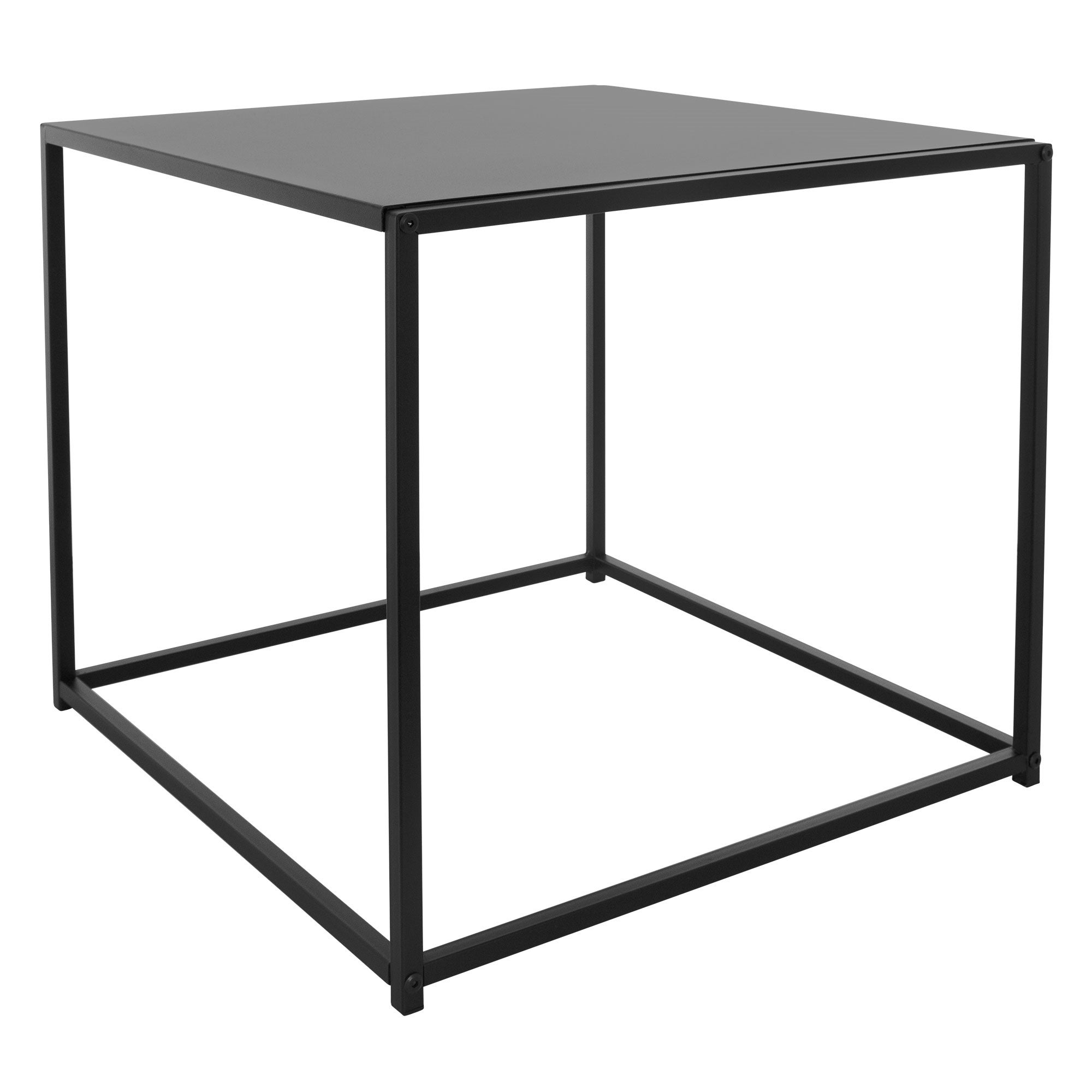 Table console noir mat table d'appoint en métal de couloir/salon ...