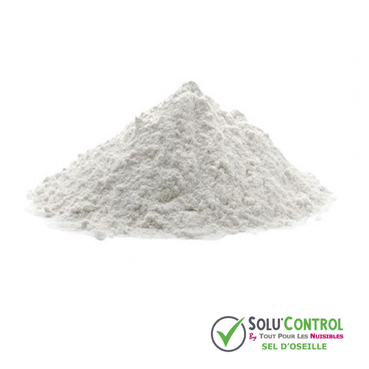 SOLU'CONTROL - Sel d’Oseille 1 kg - Acide Oxalique 100% Naturel - Blanchir, Détacher, Rénover et Désoxyder - 2