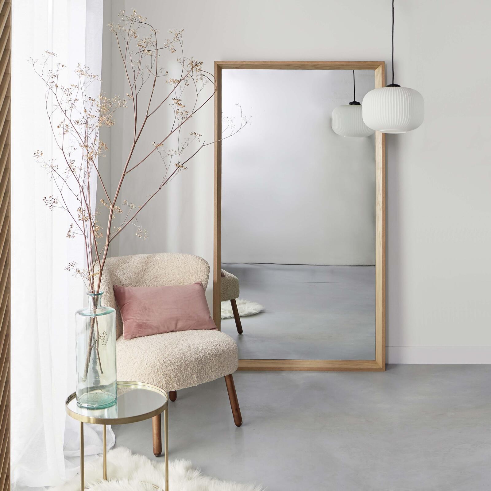 Miroir en chêne 19ème - Marchand d'Oublis