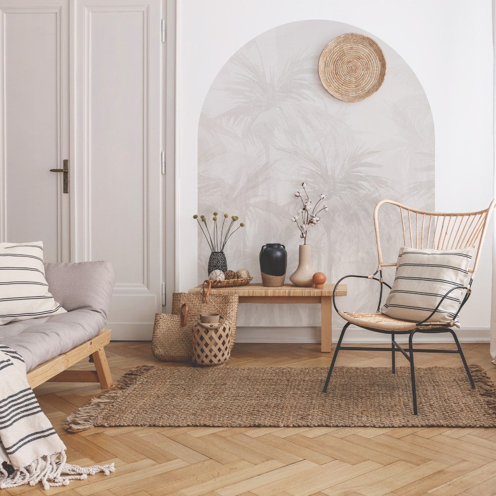 CARTA DA PARATI VINILICA AD ARCO, TESTURIZZATA, AUTOADESIVA E INCHIOSTRI GREENGUARD GOLD. Mod. GOZO V1 130x170cm - 2