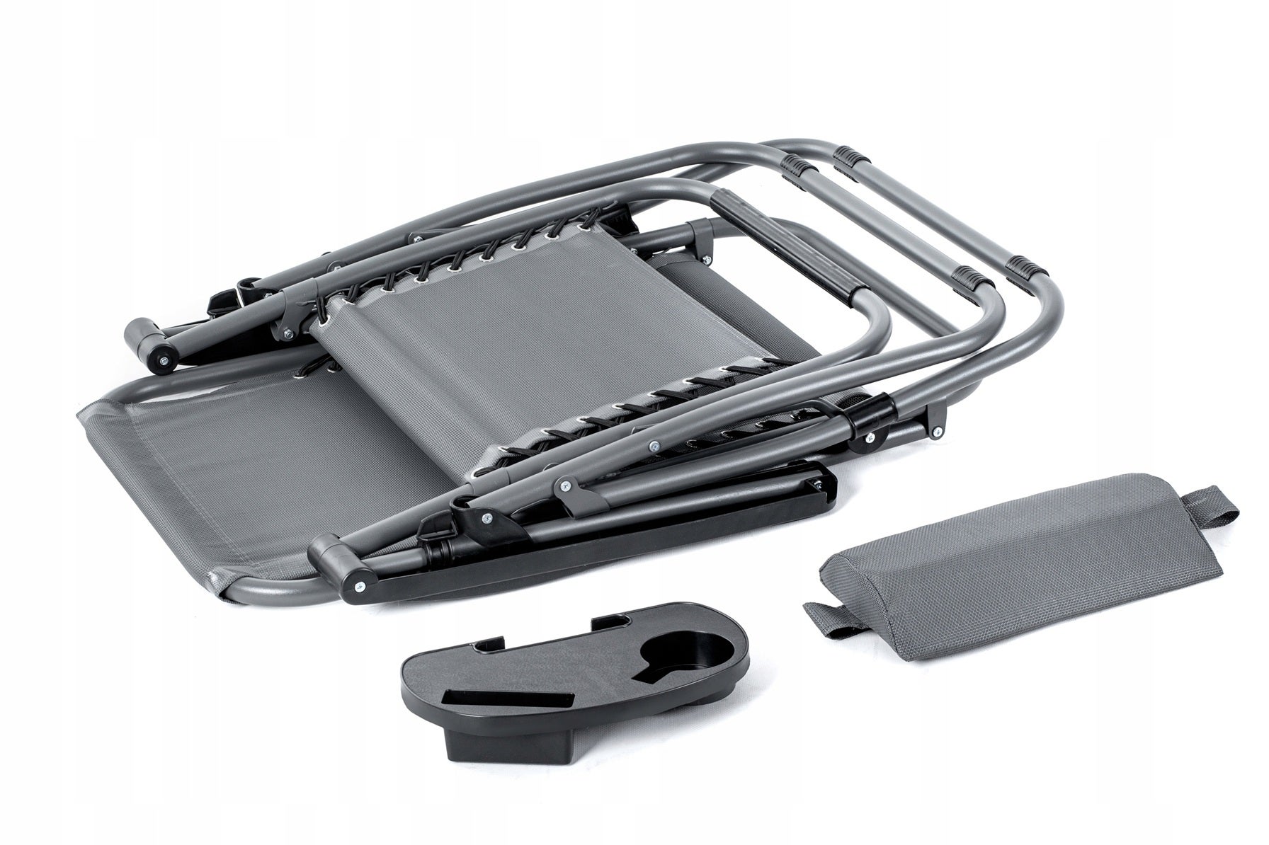 Leżak Plażowy Ogrodowy Składany Zero Gravity Antracyt - 7