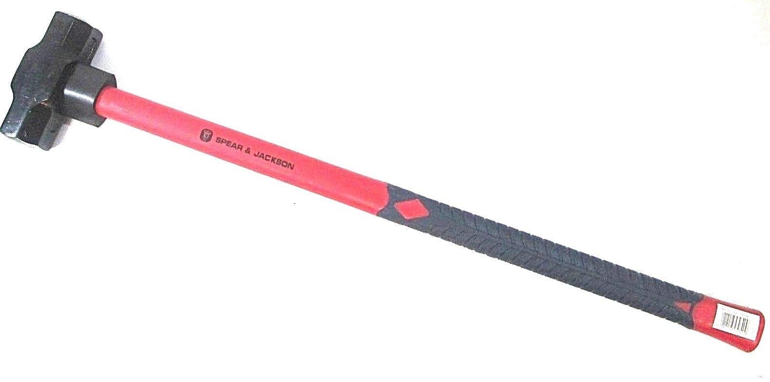 Mazza A Doppia Faccia Spear & Jackson Da 10 Libbre (4,5 Kg) - Manico In Fibra Di Vetro Lungo