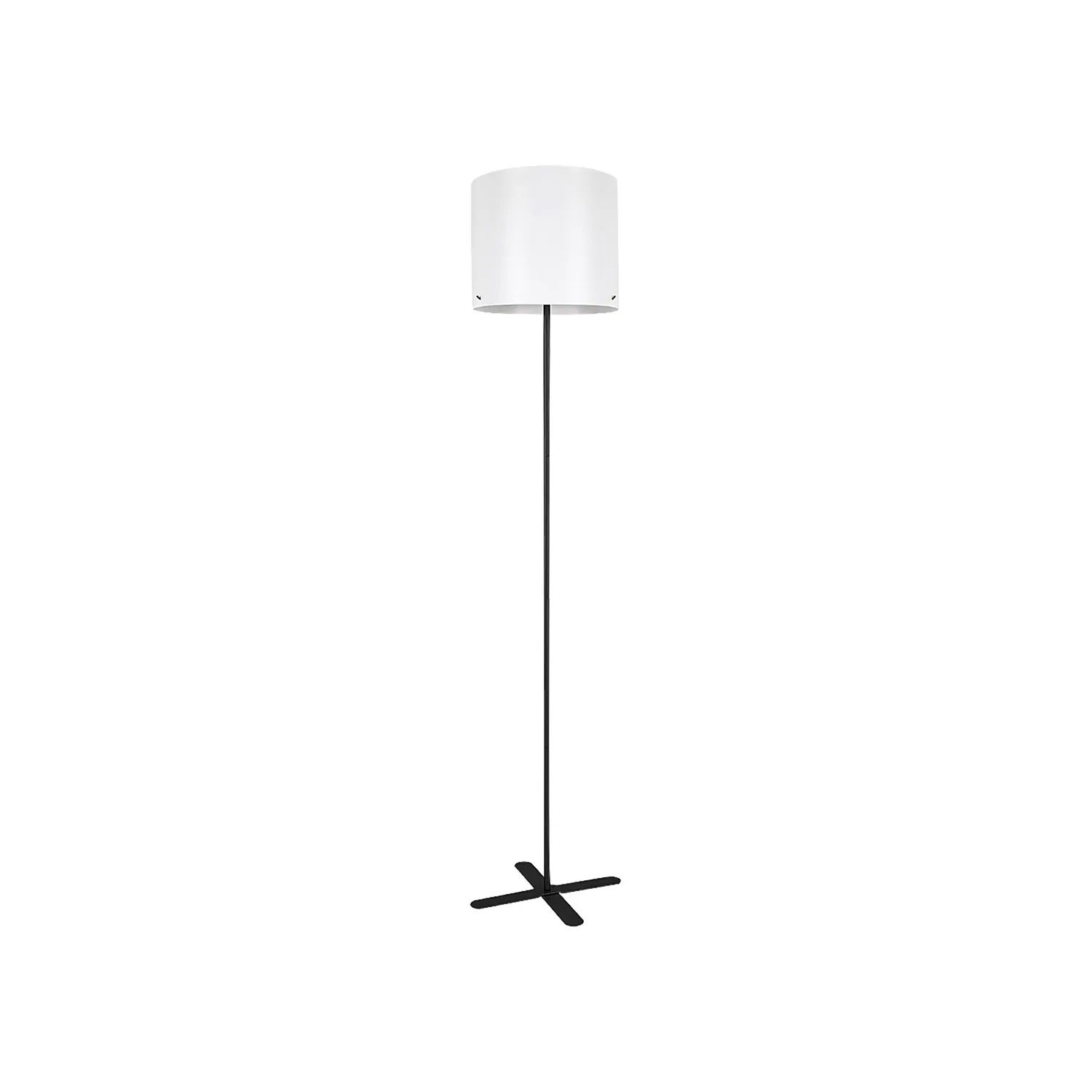 Lampa podłogowa stojąca Izander czarno-biała 1xE27x40W wym: 149 x 34 x 30 cm metal Rabalux
