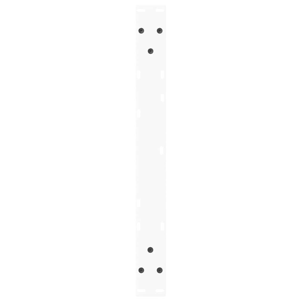 Pernas para mesa de jantar formato V 2 peças brancas 70x(30-31,3) cm - COMFORTXL - 7