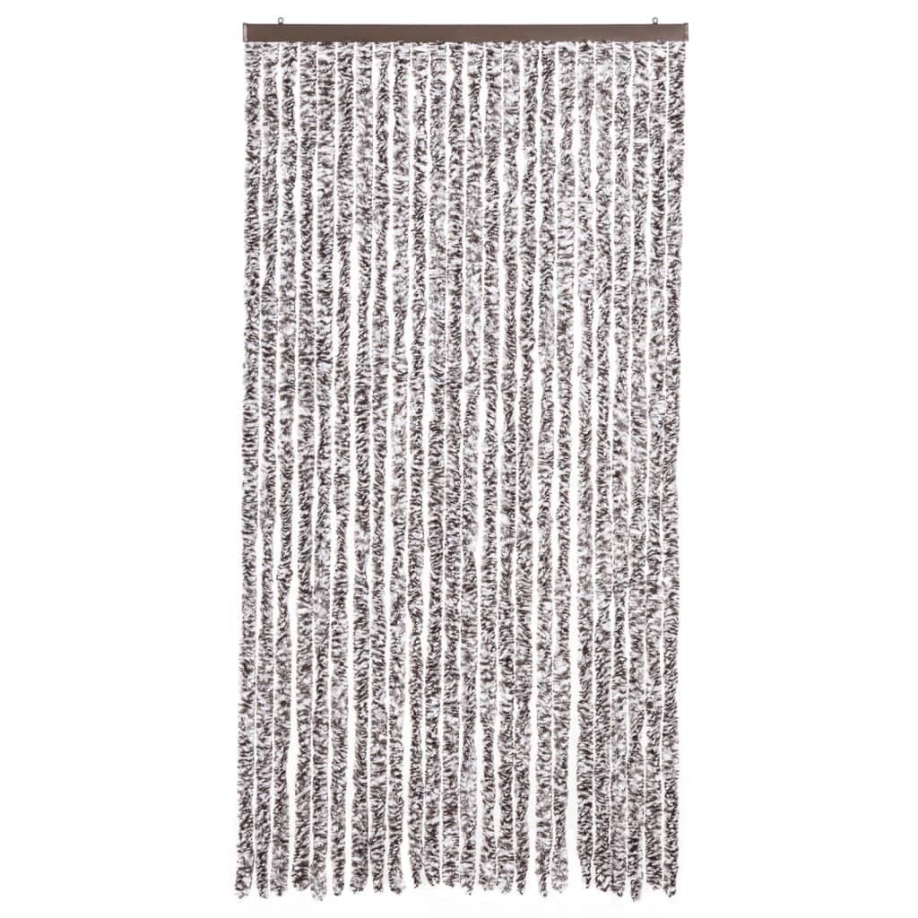 Moustiquaire | Rideau anti-moustique Marron et beige 100 x 220 cm Chenille CFW99908 - 3