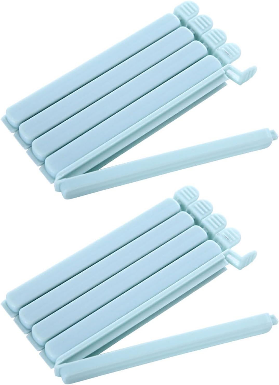 Kolorowe klipsy do zamykania żywności, 10 sztuk, plastikowe klipsy do przechowywania w kuchni, konserwacja żywności, zgrzewarka zapewniająca świeżość