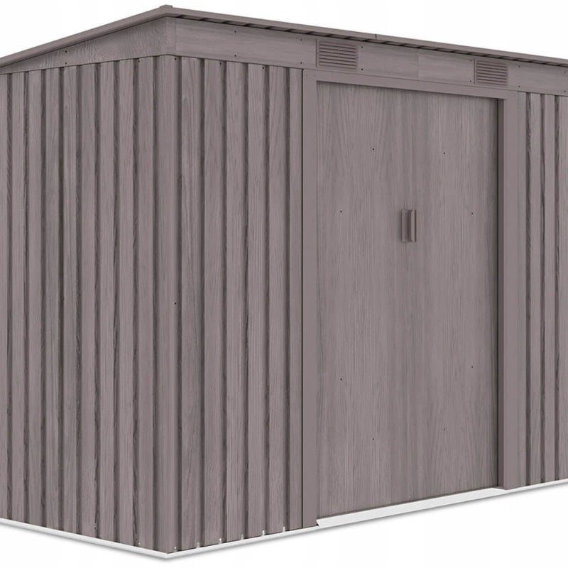 Domek Ogrodowy Narzędziowy na Narzędzia Szopa OREGON 261x121cm Metalowy 1 szt