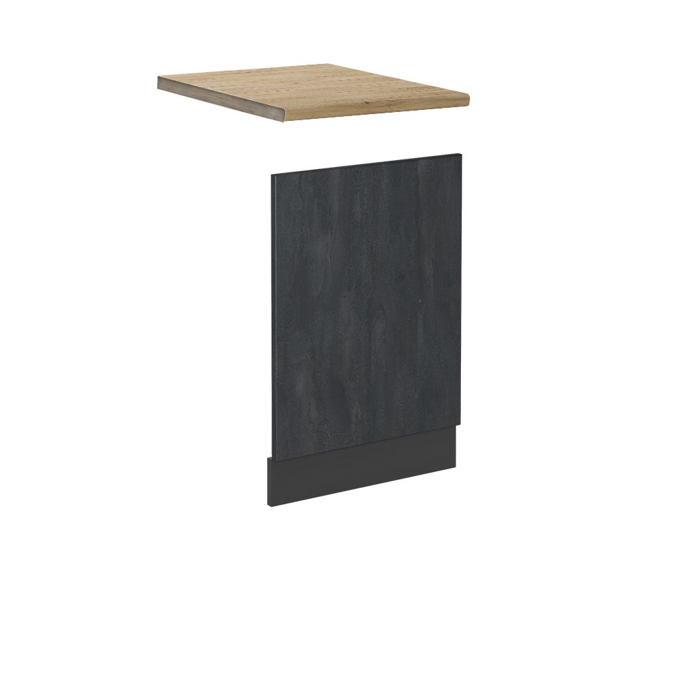 Vicco Panel przedni R-Line, Czarny beton, 45 cm BP Dąb