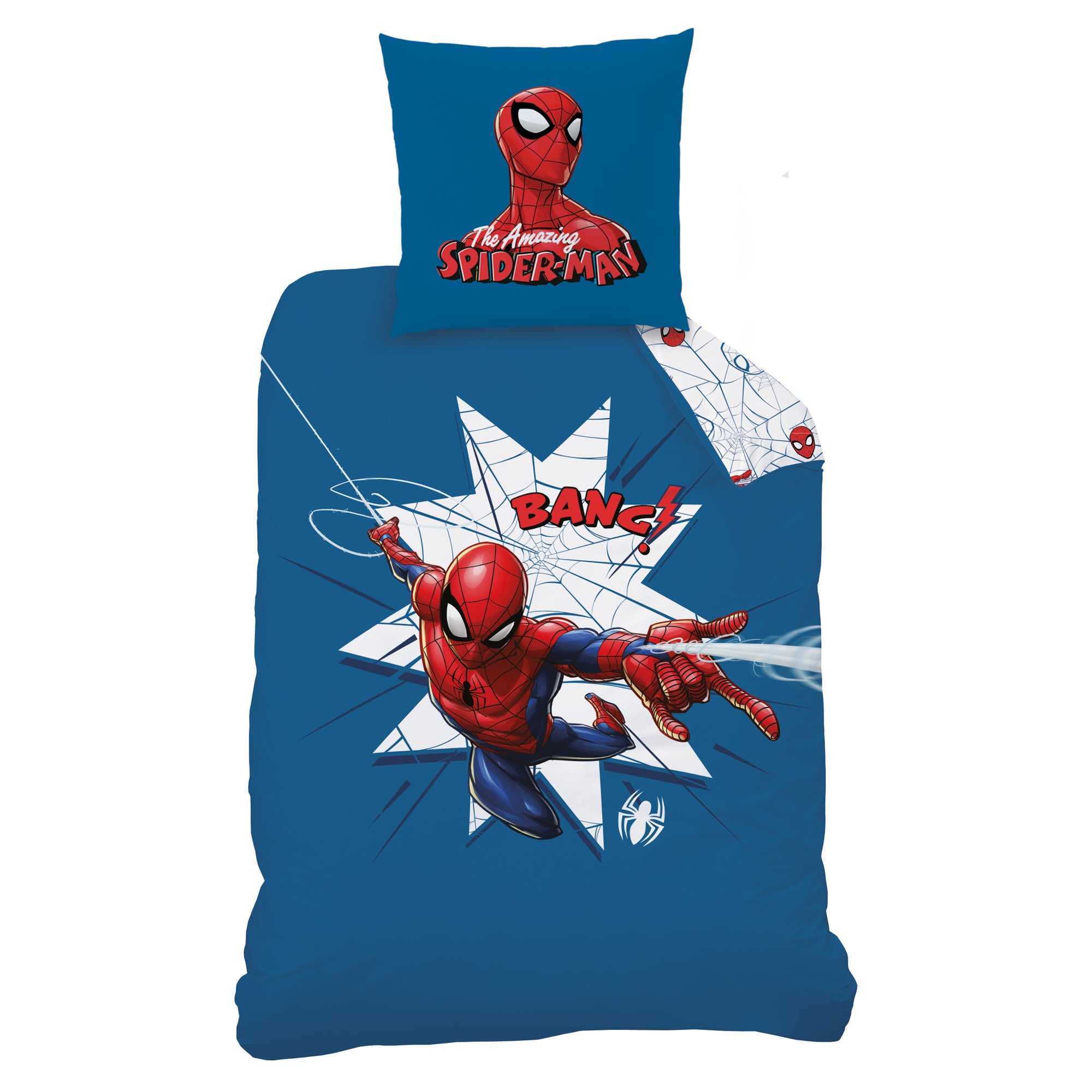 Parure de lit imprimée 100% coton, SPIDERMAN HOME JUMPING - 3
