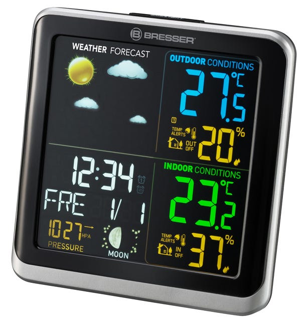 Bresser Stazione Meteo Wireless Con Sensore Solare 7-in-1 - Monitora Tempo Reale Con WLAN E App - Foto 5