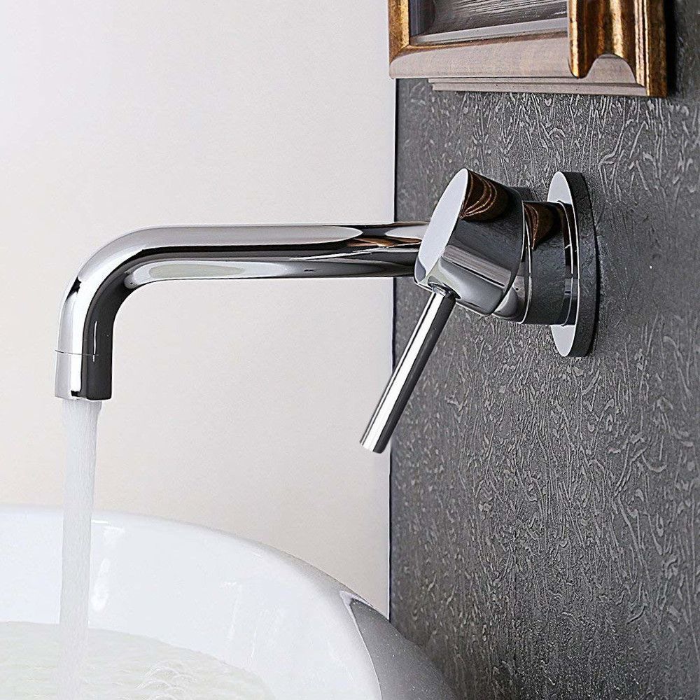 TORNEIRA OCULTA REA LUNGO + BOX CHROME - 9