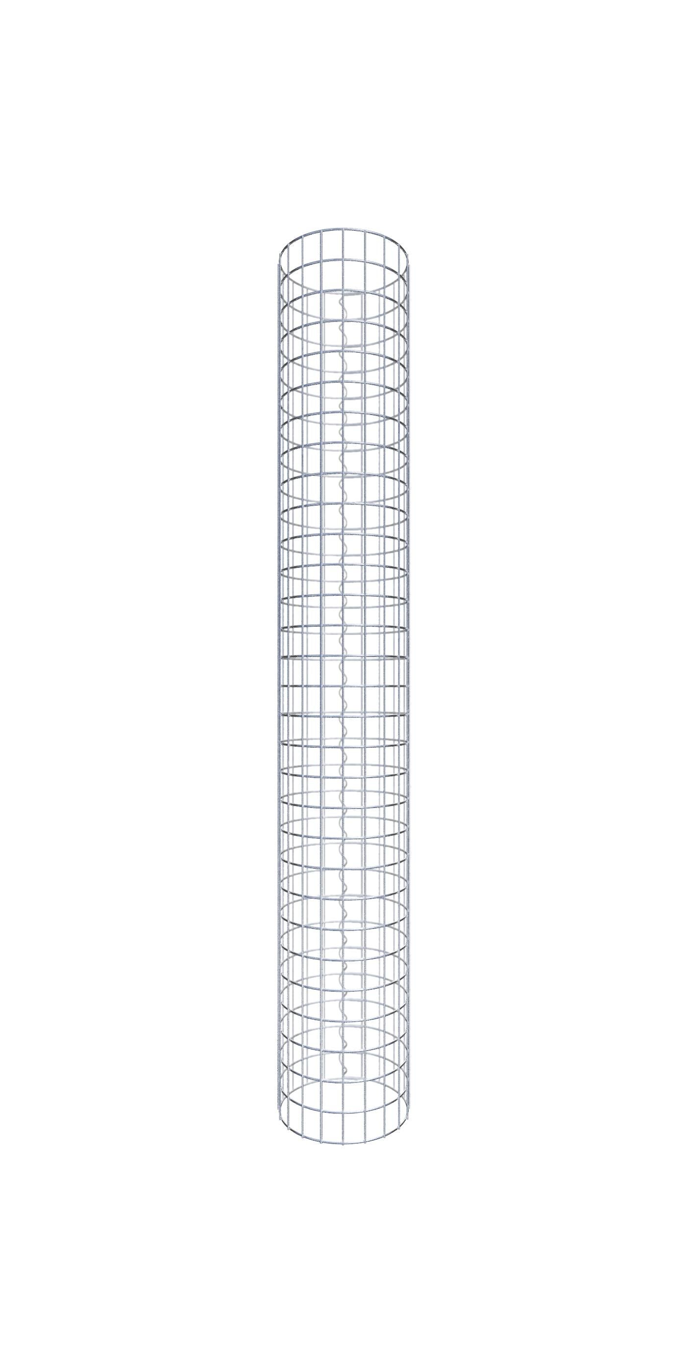 Kolumna gabionowa średnica 32 cm MW 5 x 5 cm okrągła - wysokość: 150 cm