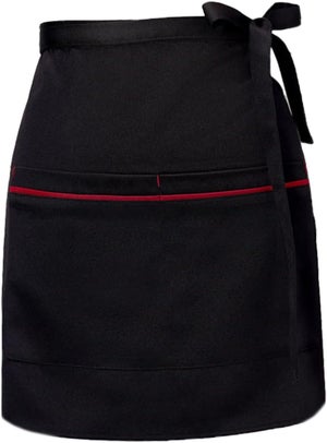 Grembiule da cucina, regolabile, con 2 tasche, impermeabile