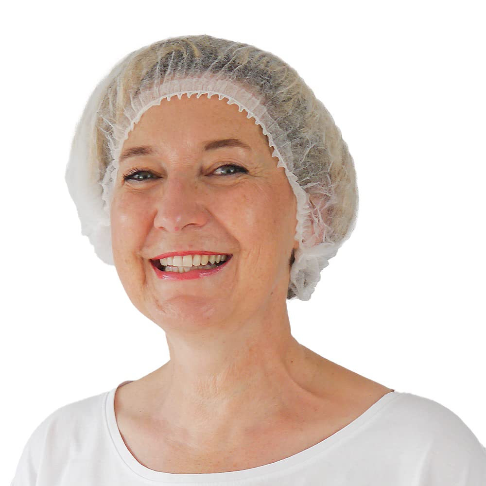 Filets à cheveux jetables, 100 pièces/sac (blancs), filets à cheveux ...