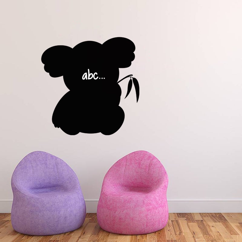 Adesivo ardesia Silhouette Koala - Sticker adesivo - adesivi murali - 40x40cm - 3