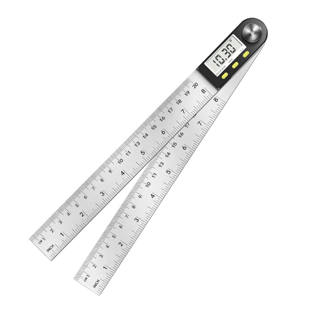 Cyfrowy kątomierz 0°-360° Stal nierdzewna Ekran LCD Prace w drewnie Budownictwo