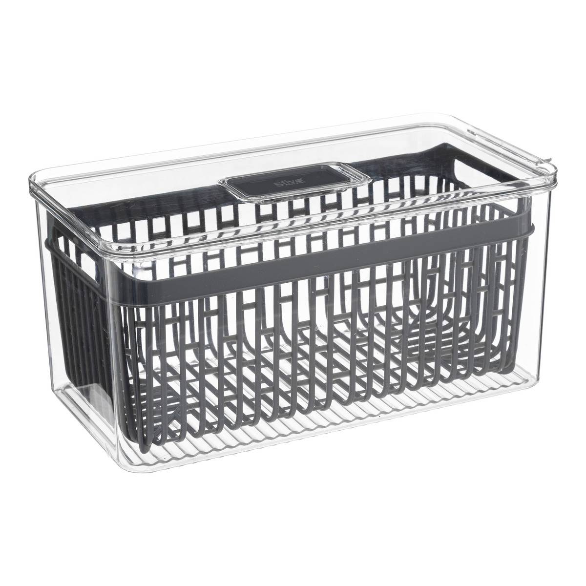 Organizer do lodówki z koszykiem Tidy 32x16 cm