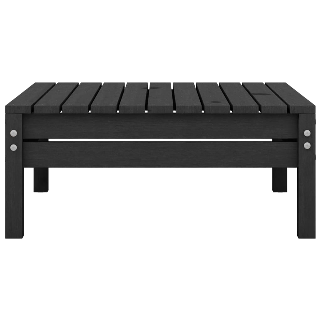 Maison Exclusive - 5 pcs conjunto lounge de jardim pinho maciço preto - 9