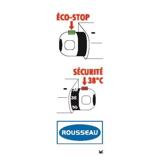 ROUSSEAU Robinet mitigeur thermostatique baignoire et douche Volga 2 - 6