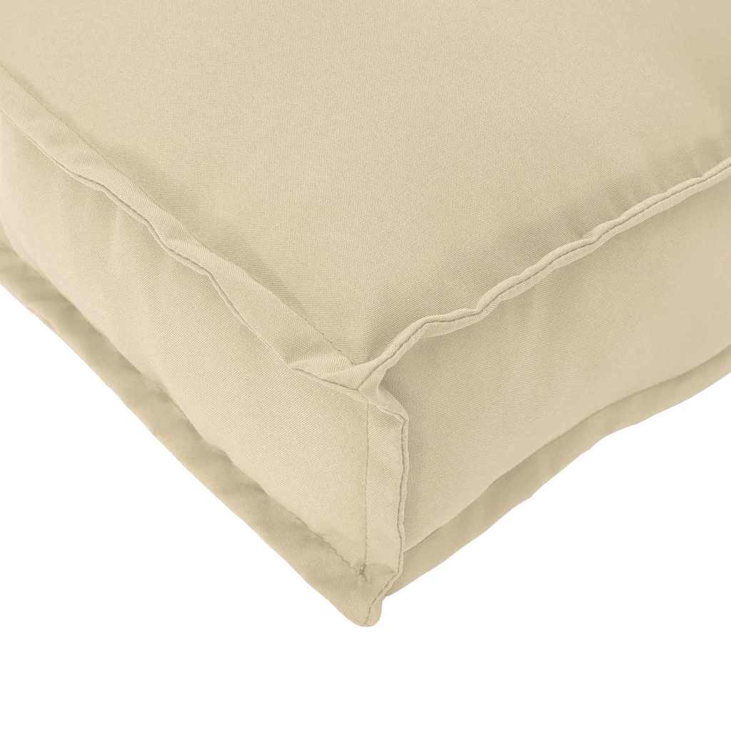 Juego de Cojines para Palets Tela Oxford Beige 50 x 50 x 12 cm vidaXL - 7