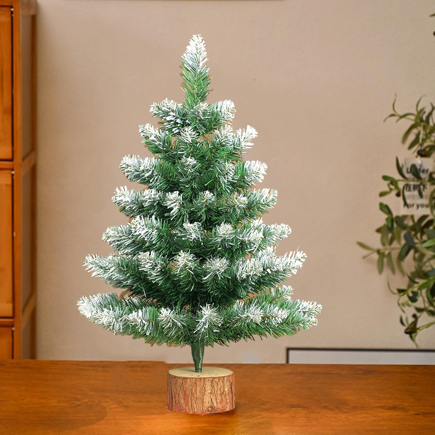 Sapin de Noël miniature, petit sapin de Noël artificiel idéal pour les décorations et cadeaux de Noël à faire soi-même sur un bureau (60 cm) - 5