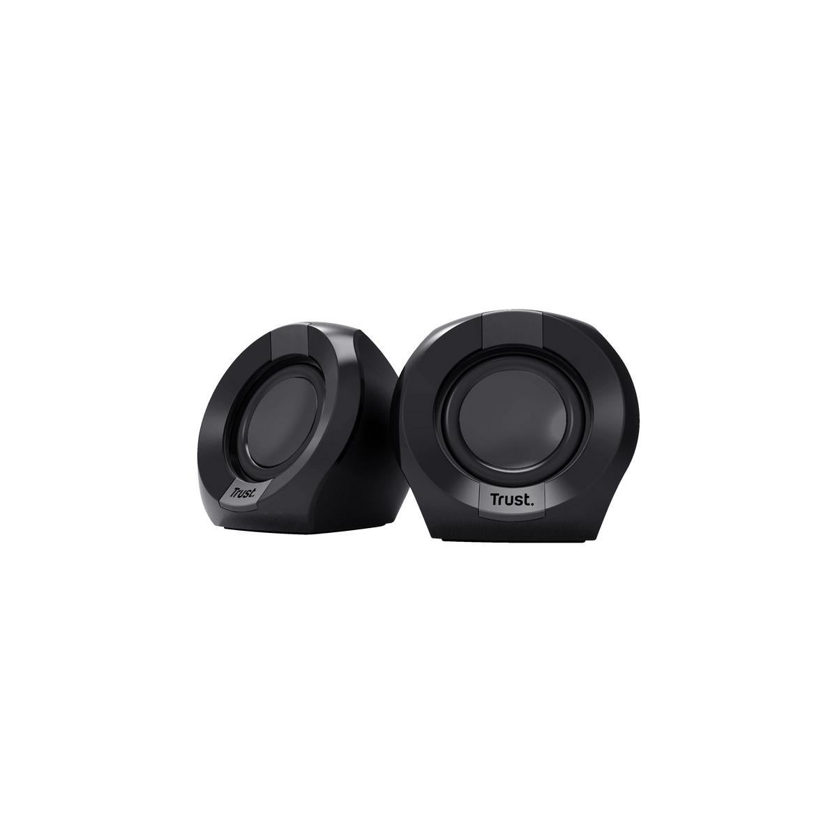Altavoces Trust 2.0 USB 8W compactos con entrada 3,5mm y control de volumen integrado - Imagen 4
