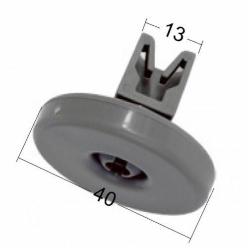 Roulettes de lave-vaisselle, adaptées à la plupart des lave-vaisselle, pièces de rechange pour roulettes de panier inférieur (32 pièces) - 2