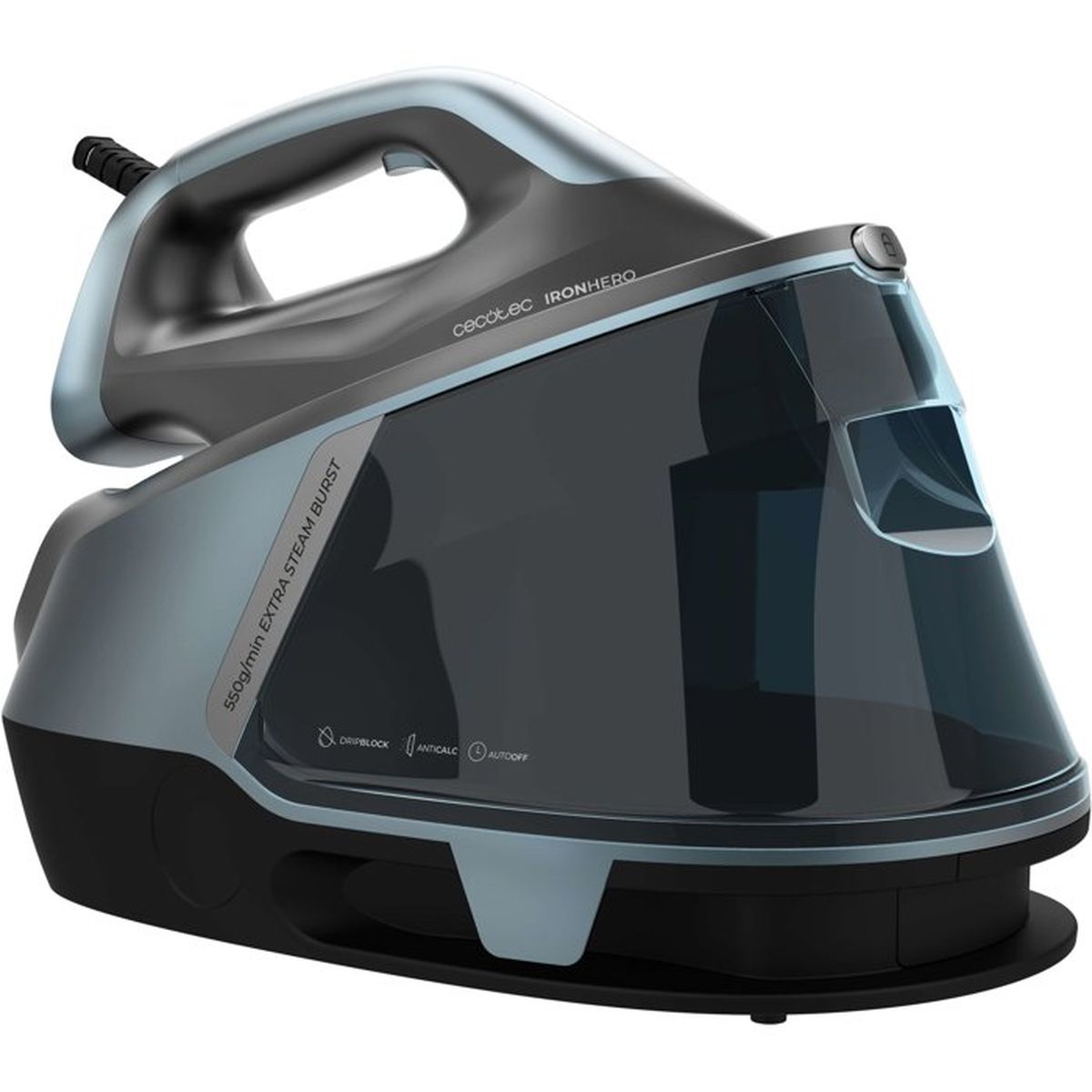 Cecotec Centro De Planchado Ironhero H-2800 Professional Station 2800W 150 G/Min Suela Cerámica Negro , Leroy Merlin