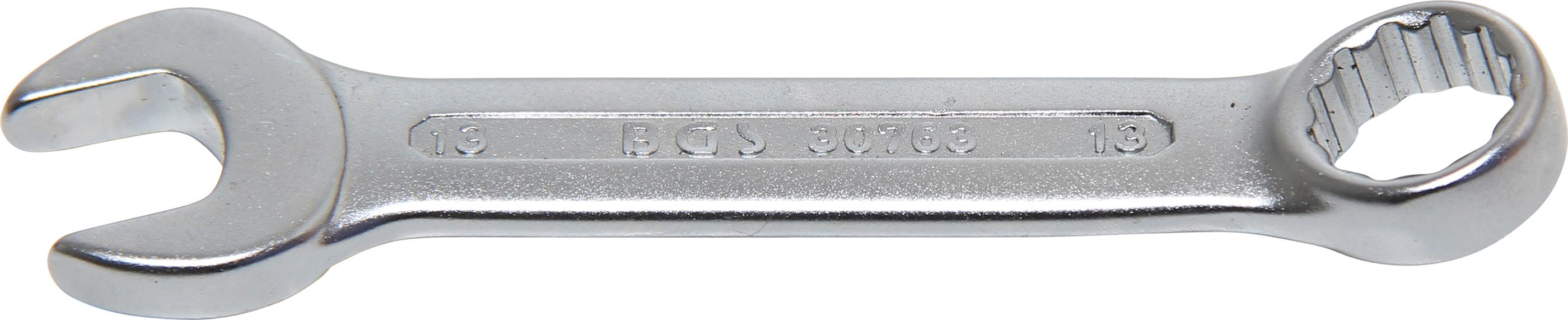 Klucz płasko-oczkowy BGS ekstra krótki SW 13 mm - 30763