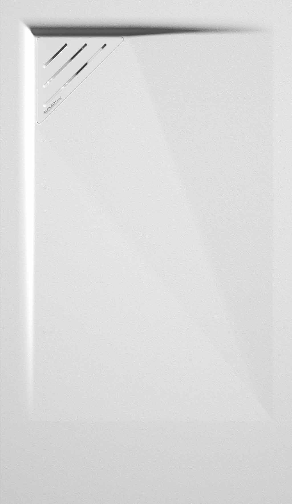 Receveur De Douche Blanc Finition Lisse Stone MIO Grille De Couleur receveur-de-douche-blanc-finition-lisse-stone-mio-grille-de-couleur