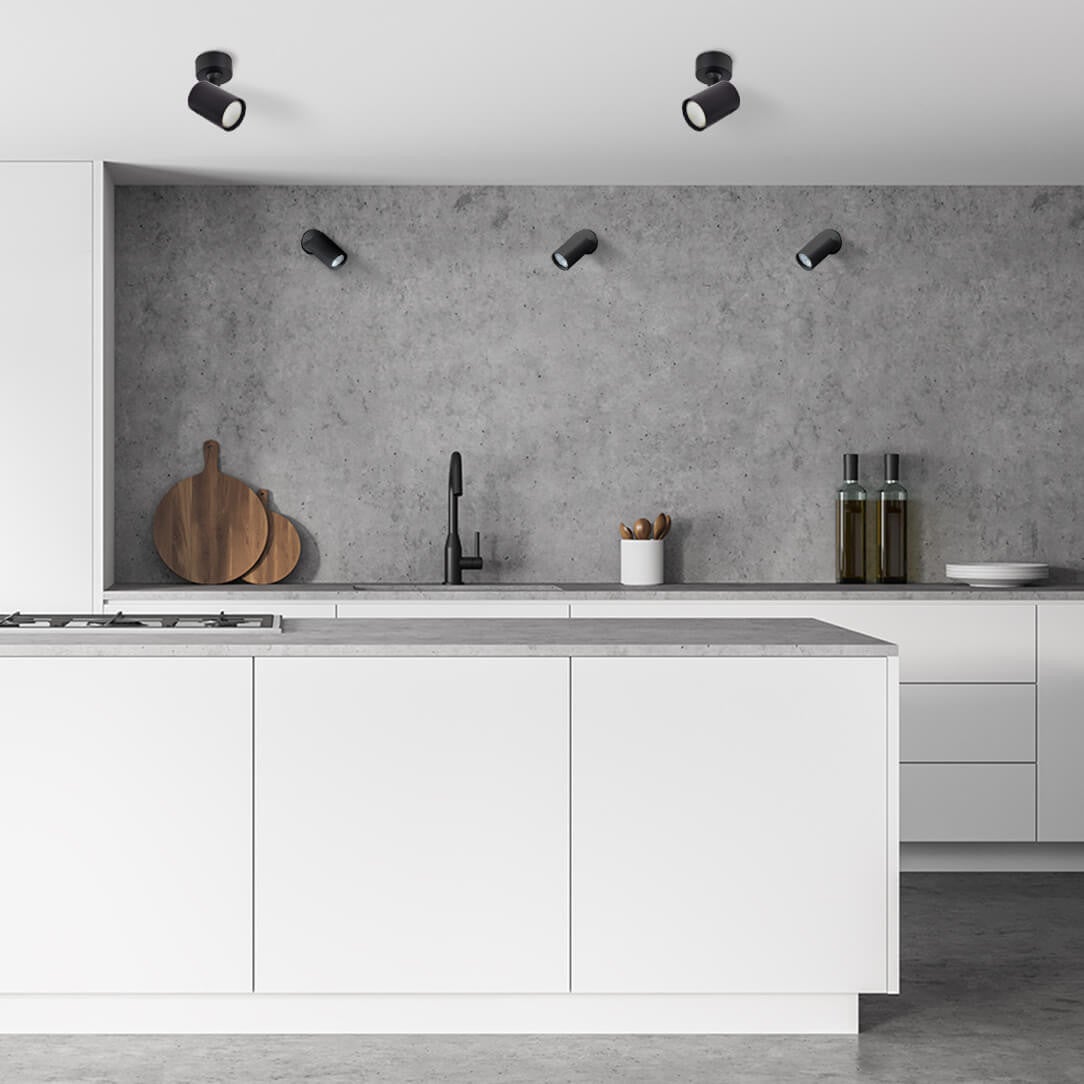 Reflektor sufitowy Spot SNOW czarny 1xGU10x50W wym: 11,6 x 6 x 6 cm IP20 Light Prestige - 5