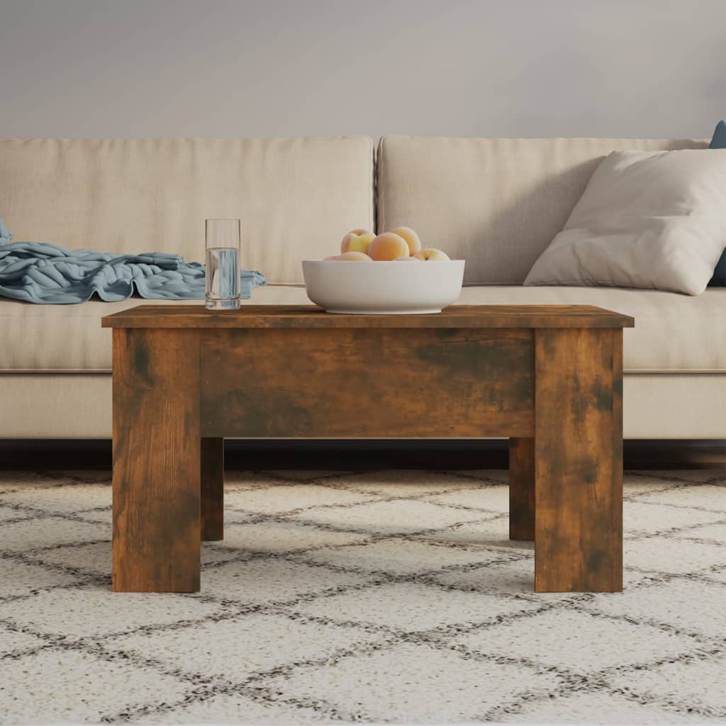 VIDAXL - Tavolino Da Salotto Rovere Fumo 100x100x35 Cm Legno