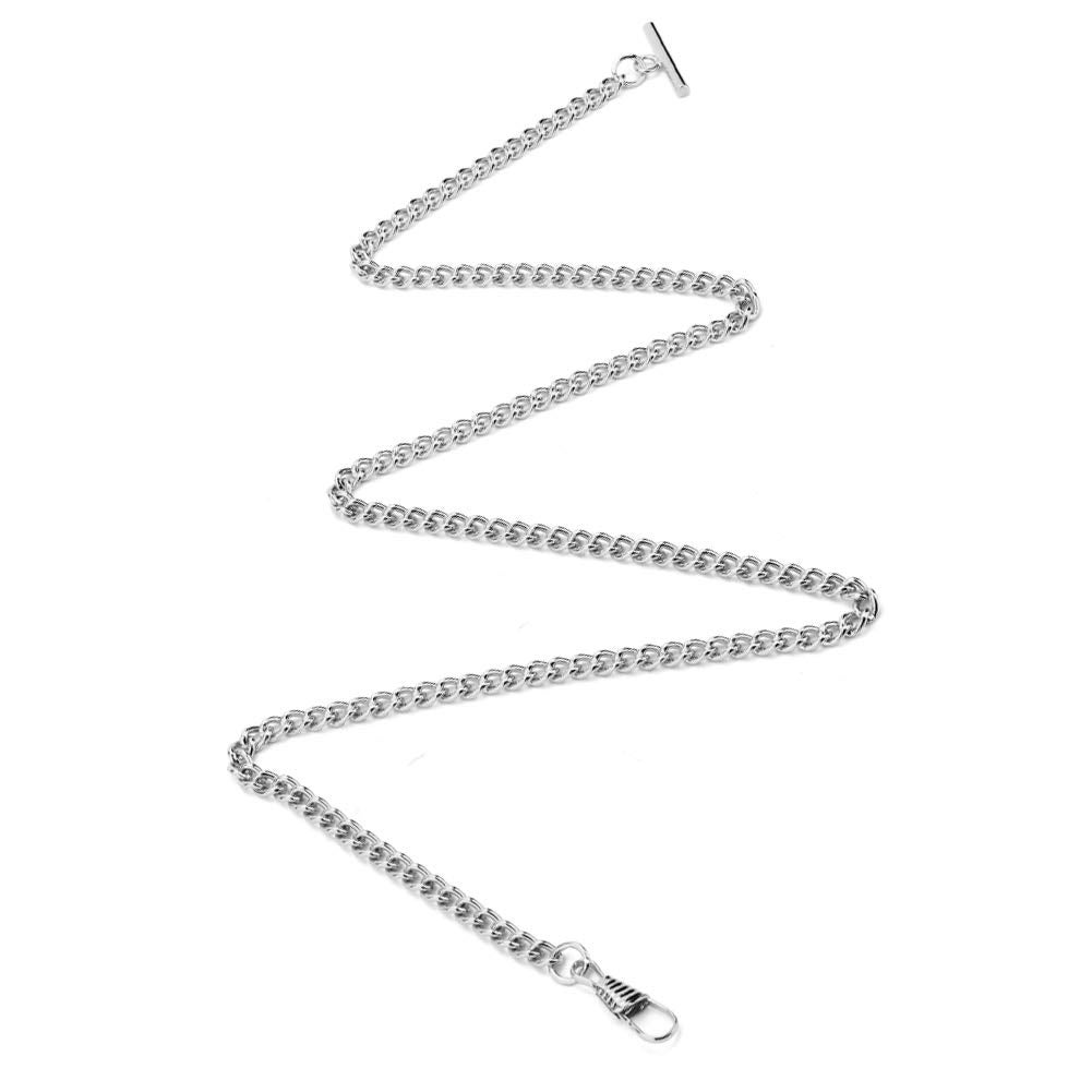 Catena Per Orologio Da Tasca Retrò - Design Elegante In Bronzo Con Pendente Decorativo - Foto 4