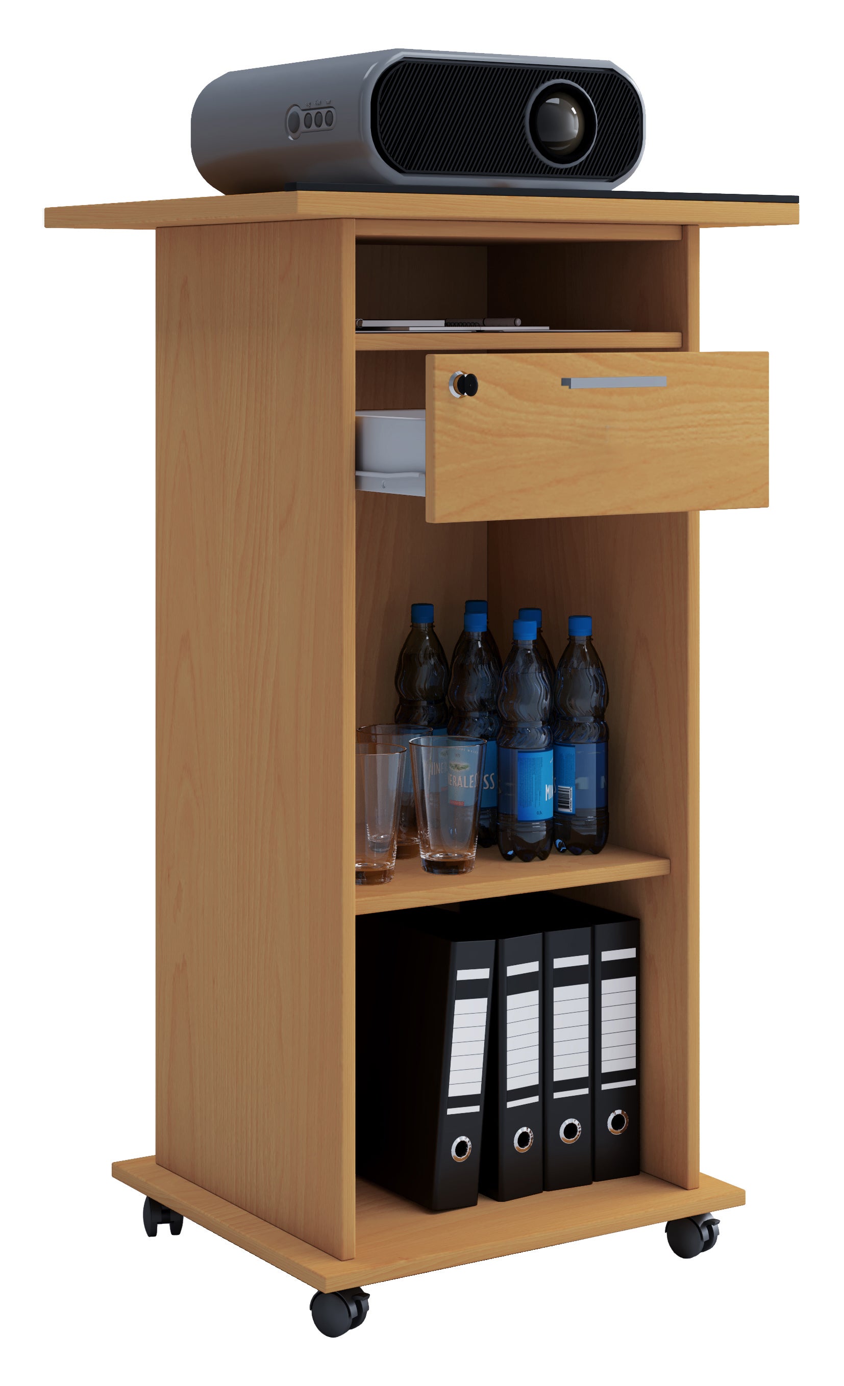 VCM Meble hifi Neta Księga H. 108 x B. 60 x T. 50 cm