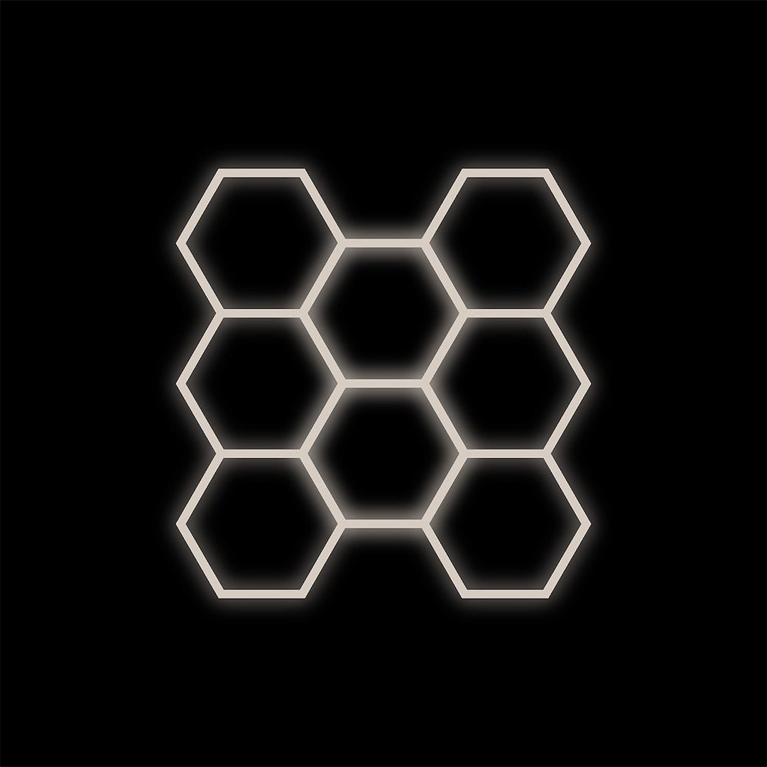 Lampa sufitowa LED HEXAGON 245W neutralna 23100lm aluminium biała wym:4x229x237cm IP20 IdeaLED - 3