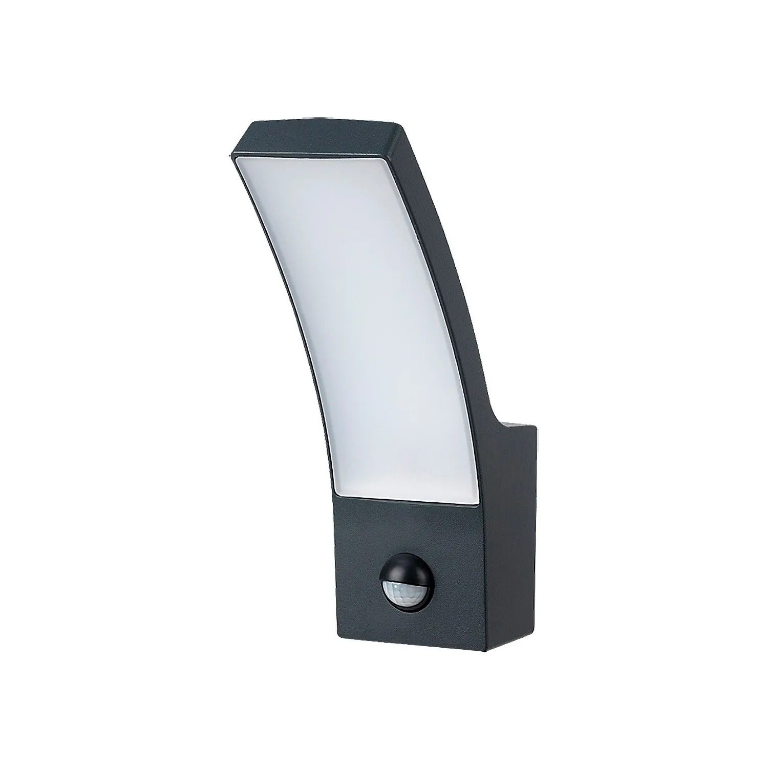 Kinkiet zewnętrzny czujnik Palanga LED 12W Ciepła biel 800lm antracyt wym:24x7,5x16,5cm IP44 Rabalux