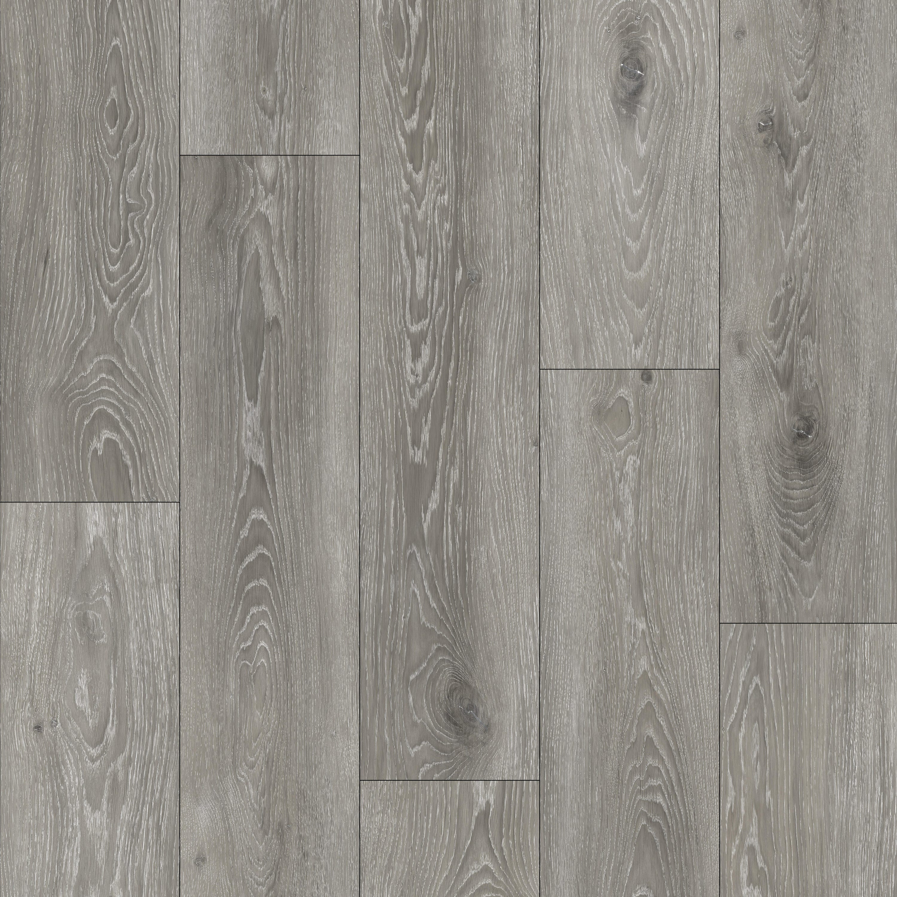 ARTENS - Échantillon de lame PVC - 28 x 15 cm - Sol PVC à clipser LEIRVIK - FORTE - Effet Bois - Gris - Epaisseur 4 mm - Classe 32 - 3