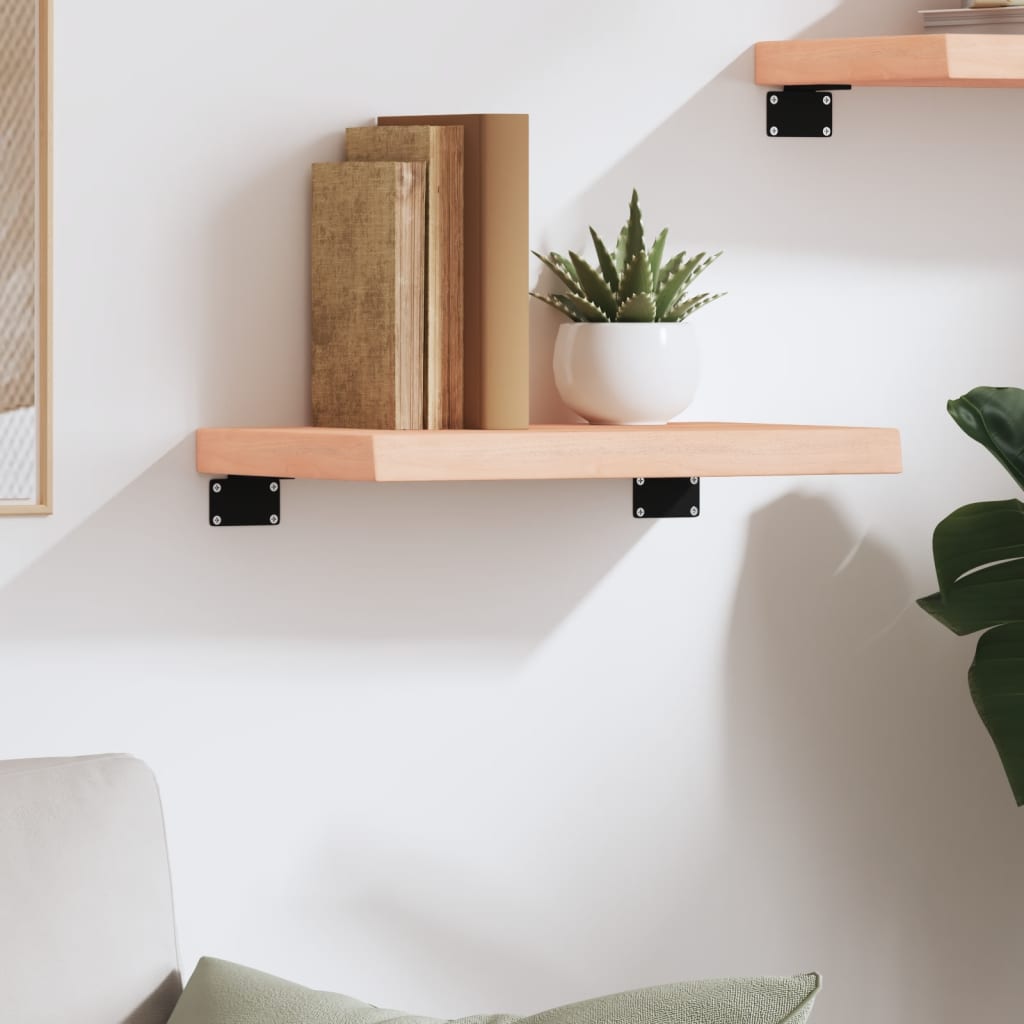 Étagère Murales Flottante En Bois De Chêne Massif 60 Cm Étagère Murale - 3