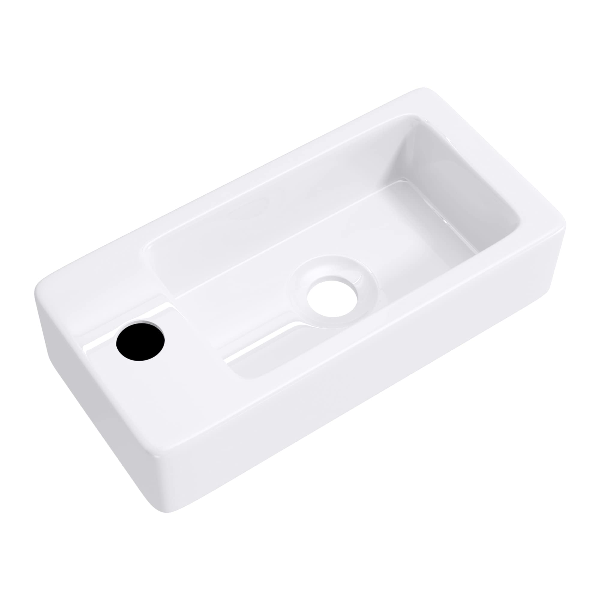 Lavabo Vasque SMC Blanc 400x220x90 Mm - VidaXL, Neuf Dans Son Emballage - Pour Salle De Bain Ou Toilettes