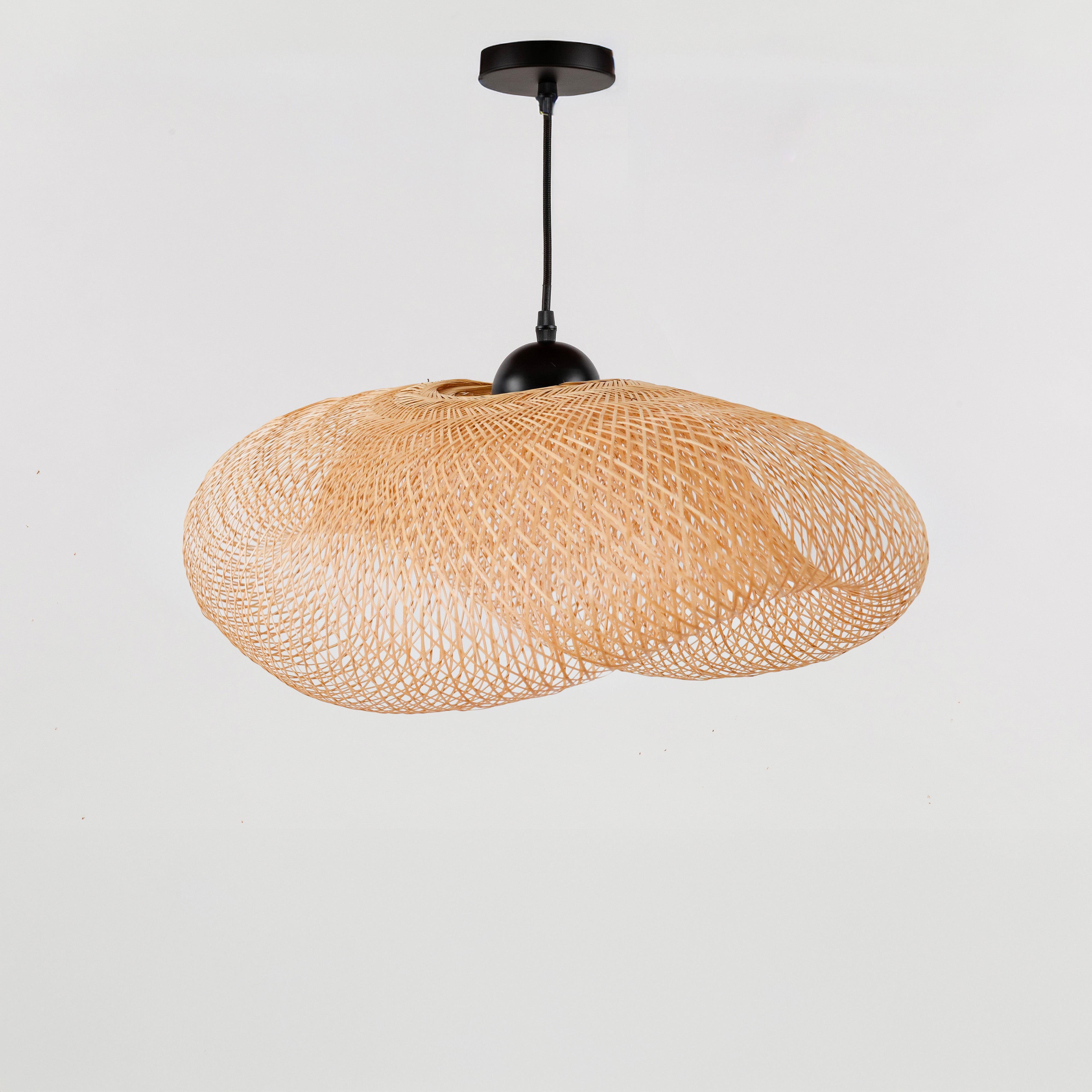 Lámpara colgante de bambú natural d60 cm - anya